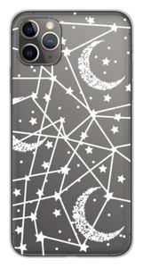 Coque en silicone imprimée compatible Apple iPhone 11 Pro Max Lignes étoilées - Picture 1 of 3