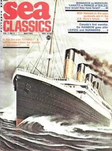 Sea Classics May 74, Bismark vs Missouri Vietnam Gunboats Titanic Yamato Wales - Imagen 1 de 12
