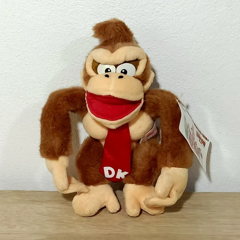 Donkey Kong Plush Doll Hanging Toy SDK-5 Banpresto 1995 Japan Nintendo MWT 8" Cover