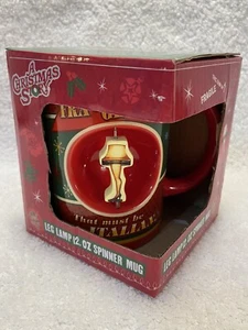 A Christmas Story Bein Lampe Spinner Becher 12 Unzen Neuheit Kaffeetasse Becher NEU MIT BOX - Bild 1 von 3