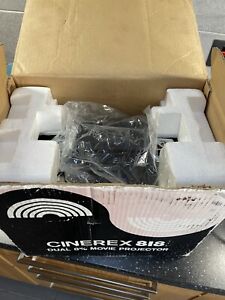 Cinerex 818 Dual Format SUPER 8 STD 8 Cine Film Projektor Filmowy w pudełku