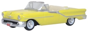 Oxford Diecast Oldsmobile 88 Convertible 1957 Yellow Coronado (Roof Down) - Picture 1 of 1