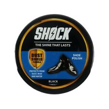 Shock Shoe Polish Black Neutral Tan 36 g Boot Care Tin Shiner 31 Pcs