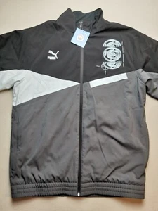 PUMA x MANCHESTER CITY Mens Size S 2022-23 Treble Season Jacket BNWT Pockets Zip - Picture 1 of 23