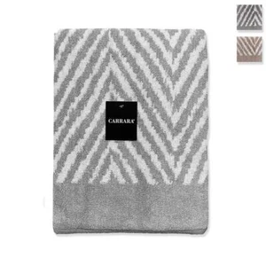 Carrara Telo Bagno 95x150 Spugna Chevron S25 - Foto 1 di 3