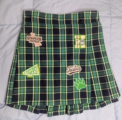 Falda a Cuadros Justice X Stranger Things Juvenil Niñas M (10) Foto 1 de 3