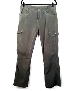 Kuhl Cargohose Damen Größe 12 Rollriegel Bein Wandern Outdoor Armeegrün - Bild 1 von 12