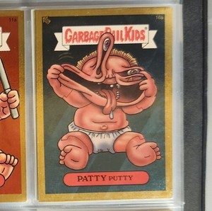 Garbage Pail Kids  PATTY PUTTY 16a (2003 GPK All New Series 1 ANS1) Gold Foil
