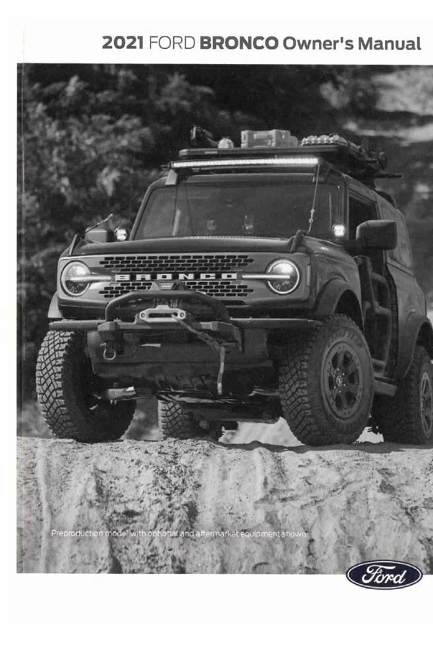2021 Ford Bronco Owners Manual User Guide - Изображение 1 из 1
