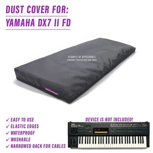 CUBIERTA ANTIPOLVO para YAMAHA DX7 II FD- Impermeable, fácil de usar, bordes elásticos - Imagen 1 de 3
