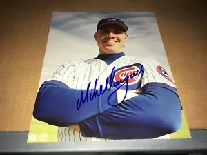 Mike Morgan Chicago Cubs Signed 8" x 10" Baseball Photo W/Our COA - Picture 1 of 2