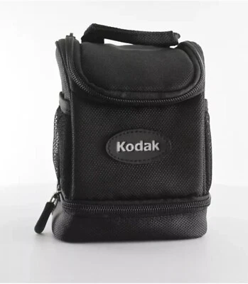 Nice Kodak Compact Digital Camera Black Case Bag Handle Zipper Mesh Pockets - Image 1 of 4