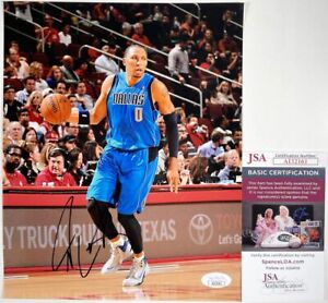 NBA Shawn Marion Signed Dallas Mavericks 8x10 Photo C Autograph JSA COA