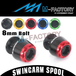 MSHINE CNC Swingarm Spools Protect Fit Kawasaki ZX-10R Ninja 2004-2010 09 08 07 - Foto 1 di 12