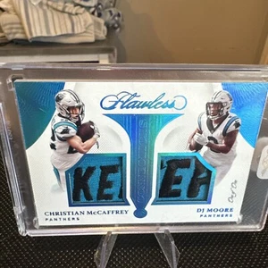 🔥 Make Offer!!! Christian McCaffery/DJ Moore 1/1 Flawless Pop 1 🔥 - Picture 1 of 3