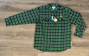 Columbia Notre Dame Fighting Irish Tartan kariertes geknöpftes Herrenhemd 2XL neu mit Etikett - Bild 1 von 15