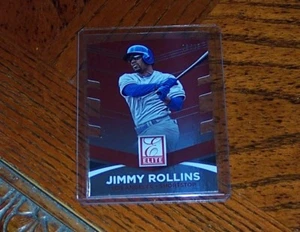 2015 Donruss Elite Jimmy Rollins Die Cut 18/25 # 21 - Bild 1 von 4