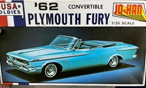 Johan c-4762 1962 Plymouth Fury Convertible KIT 1/25 McM niob - Picture 1 of 3