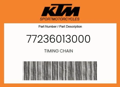 KTM Genuine Timing Chain - 77236013000 - Image 1 of 4