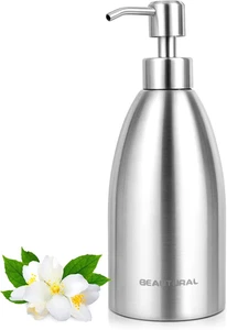 304 Edelstahl Arbeitsplatte Seifenspender 15,2 Oz, Rostfreie Flüssigkeit Schale So - Bild 1 von 12