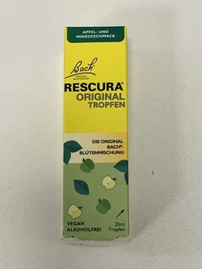 Bachblüten Original Rescue Rescura Tropfen 20ml vegan alkoholfrei Apfel Minz NEU - Bild 1 von 4