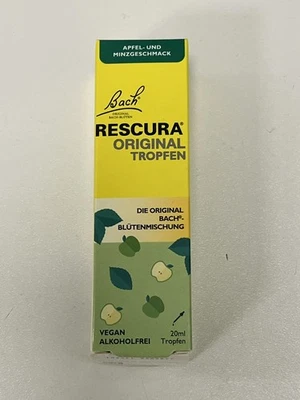 Bachblüten Original Rescue Rescura Tropfen 20ml vegan alkoholfrei Apfel Minz NEU - Bild 1 von 4