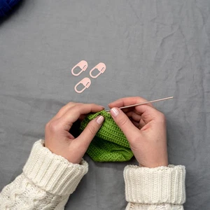 Strickwerkzeugstifte Baby Maschenmarkierer Häkeln Strickmarkierungsringe - Bild 1 von 12