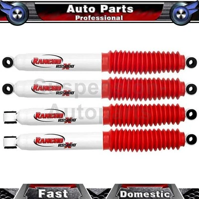 Amortiguadores y puntales delanteros traseros Rancho 4x para GMC G15 1975 1976 1977 1978 Foto 1 de 3