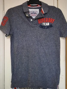 Superdry Men's Polo Shirt Size Medium - Picture 1 of 1