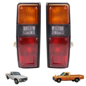 FIT Tail Light Pair For Toyota Hilux RN30 RN40 Pickup 1979–1983 Black Frame - Picture 1 of 9