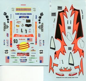 PORCHE 996 GT3 N° 93 LE MANS 2003 ALEX JOB RACING DECALS  DECO' MODELS  1/24 - Foto 1 di 1