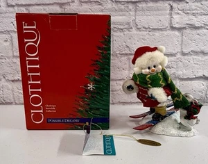 2002 Clothtique Possible Dreams Beresford BUNSICLE Snowman Figure 7” *MINT* - Picture 1 of 6
