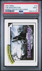 1991 IMPEL DISNEY COLLECTOR CARDS IL DOTTORE PAZZO #79 TRADING CARD | PSA 9 MINT - Foto 1 di 4