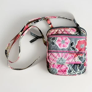 Vera Bradley Cherry Blossom Women's Cross Body Bag Adjustable Straps Quilted - Picture 1 of 8