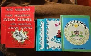 Virginia Lee Burton Mike Mulligan Katy Little House 6 Book Mixed Lot Vintage - Picture 1 of 11