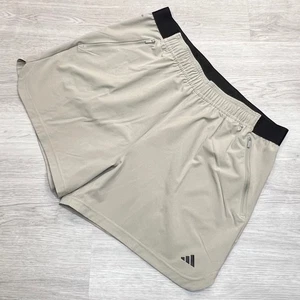 Pantalones Cortos para Correr Adidas Para Hombres AEROREADY XL 5" Negro Cintura Bolsillos con Cremallera - Imagen 1 de 18