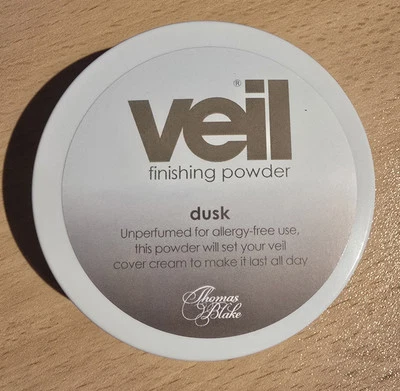 THOMAS BLAKE COSMETIC CREAMS LTD 35g VEIL COVER FINISHING POWDER (SHADE: DUSK) RRP £32.99