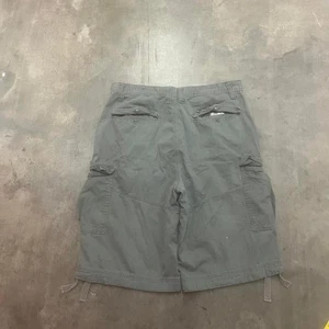 Vintage Y2K baggy enyce men's grey cargo utility hiphop shorts - Picture 1 of 8