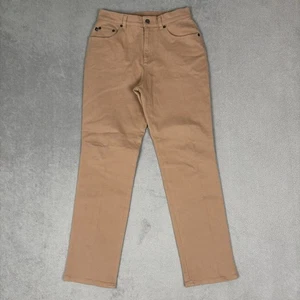 Ralph Lauren Jeans Hose hellbraun khaki Damengröße 4 P Petite hoher Bund gerade - Bild 1 von 11