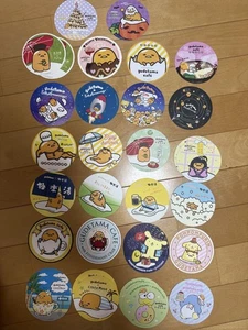 Sanrio Gudetama Coaster Set of 30, Paper, Seasonal Designs, Used, - Picture 1 of 3