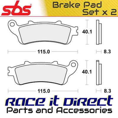 Pastillas de freno delanteras V-Twin SBS para HONDA CB 1100 SF X-ELEVEN 2000-2001 Foto 1 de 4