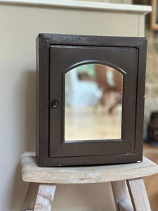 Vintage metal mirror bathroom medicine cabinet wall mounted - Picture 1 of 4
