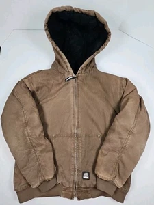 Berne Jacket Boys Size X Large 18-20 Youth Canvas Quilted Lined Coat Work Chore - Picture 1 of 13