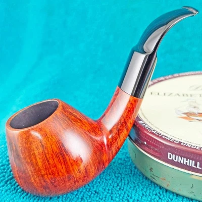 EXCELENTE NORDING 360 GRANO RECTO 3/4 DOBLADO BRANDY DANÉS A MANO ALZADA Pipa Estate Foto 1 de 4