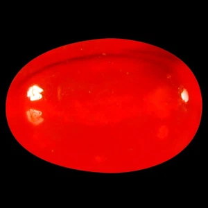1.14 ct Premium Fancy Cabochon (10 x 7 mm) Flashing Multicolor Red Fire Opal - Picture 1 of 1