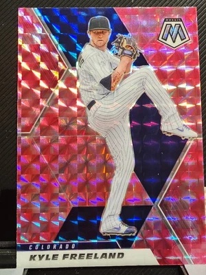 Panini Mosaic 2021 - Kyle Freeland #100 rosa camuflaje mosaico Prizm Foto 1 de 2