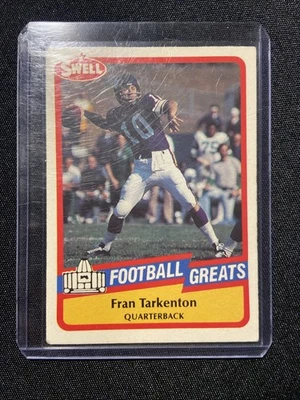 1989 Swell Football Greats - Fran Tarkenton #138 - Image 1 of 2