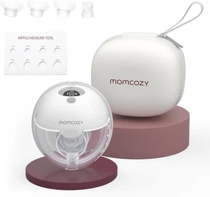 Momcozy M5 Tiralatte INDOSSABILE singolo LATTE MATERNO NEONATO 9LIVELLI grigio - Foto 1 di 8