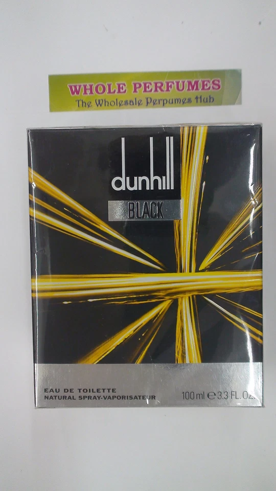 ALFRED DUNHILL BLACK MEN 3.3 / 3.4 OZ / 100 ML EAU DE TOILETTE EDT SPRAY NUEVO EN CAJA Foto 1 de 1