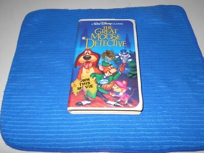 Vintage Walt Disneys Classic The Great Mouse Detective Black Diamond VCR Tape  - Image 1 of 3